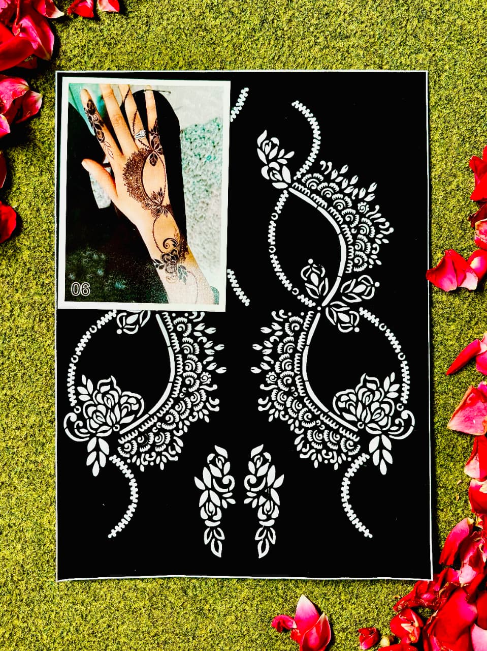 Traditional Mehndi Stencils