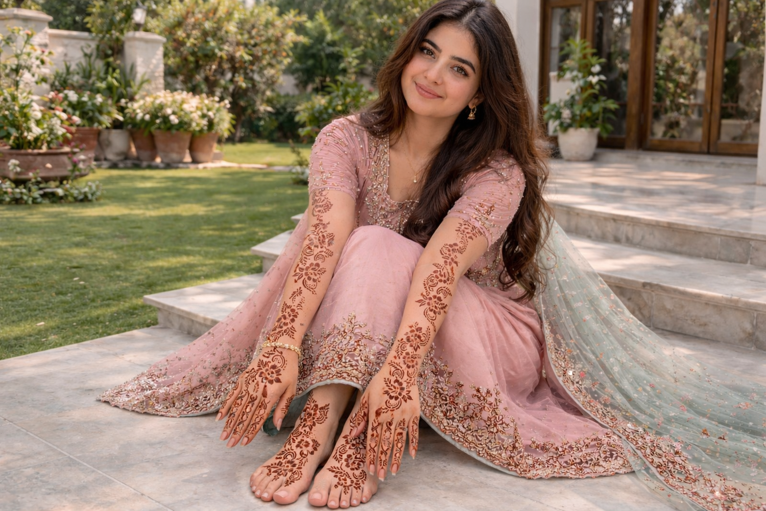 Multi Bail Premium Mehndi Stencils