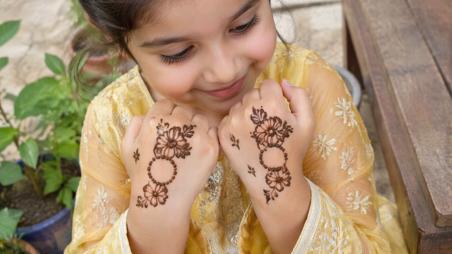 Kids Mehndi Stencils