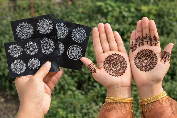 Tikki Mehndi Stencils
