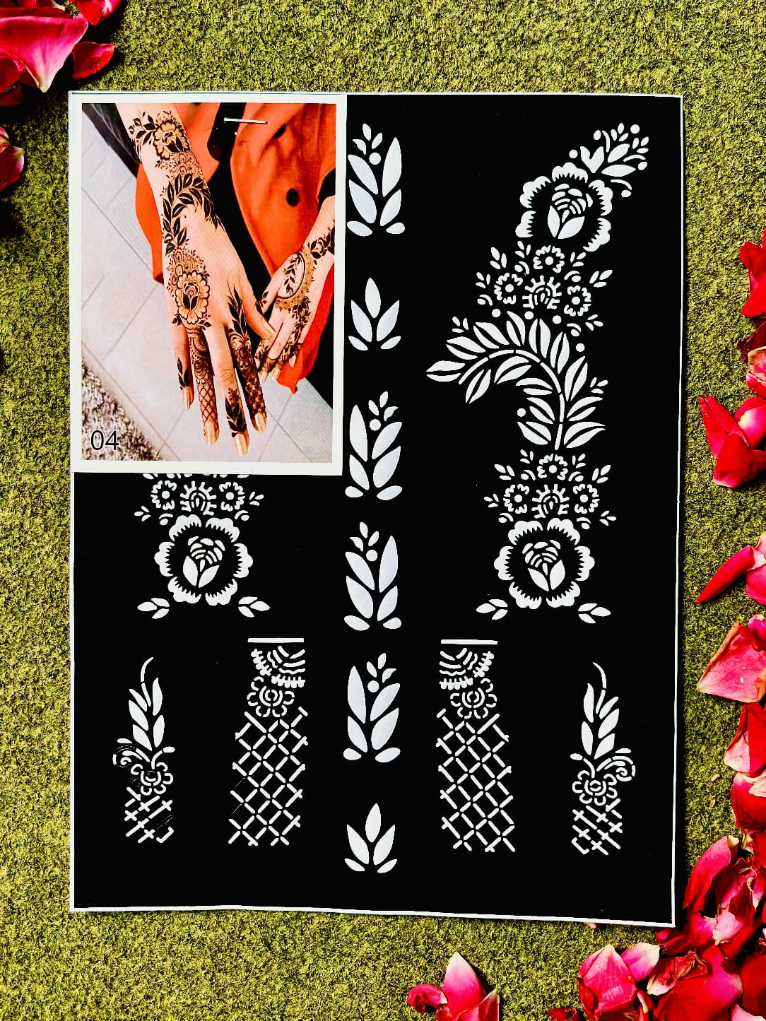 Traditional Mehndi Stencils