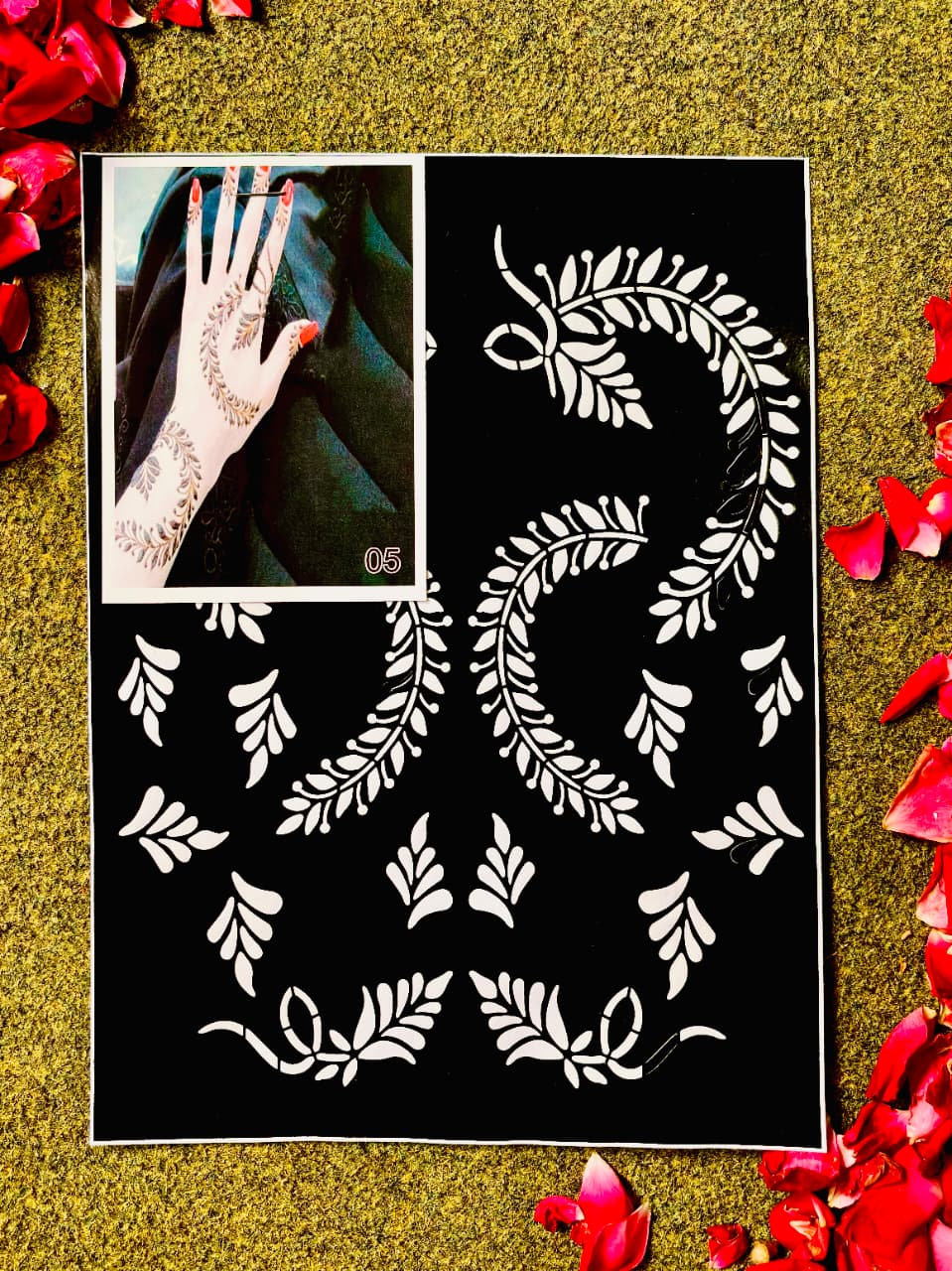 Traditional Mehndi Stencils