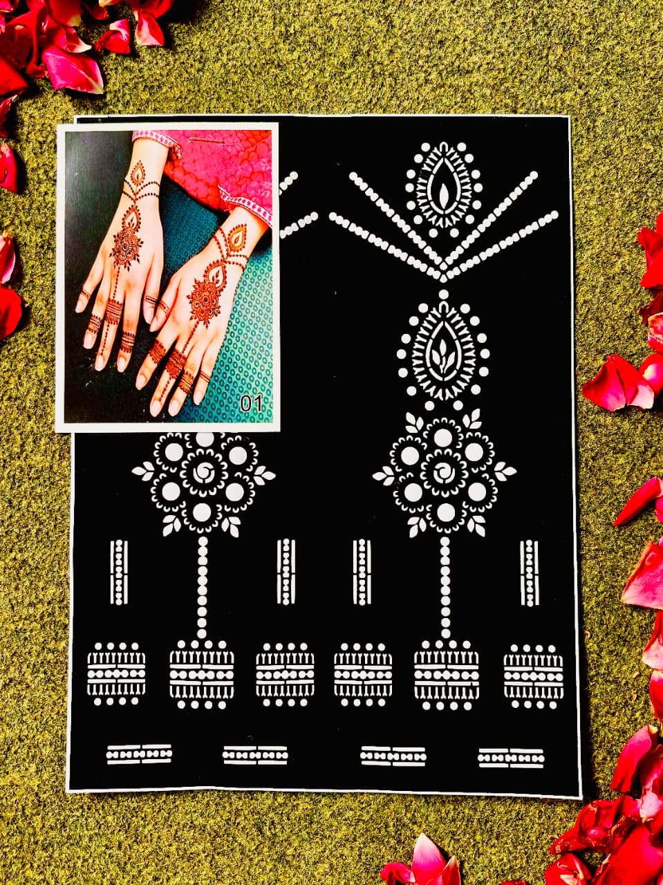 Traditional Mehndi Stencils