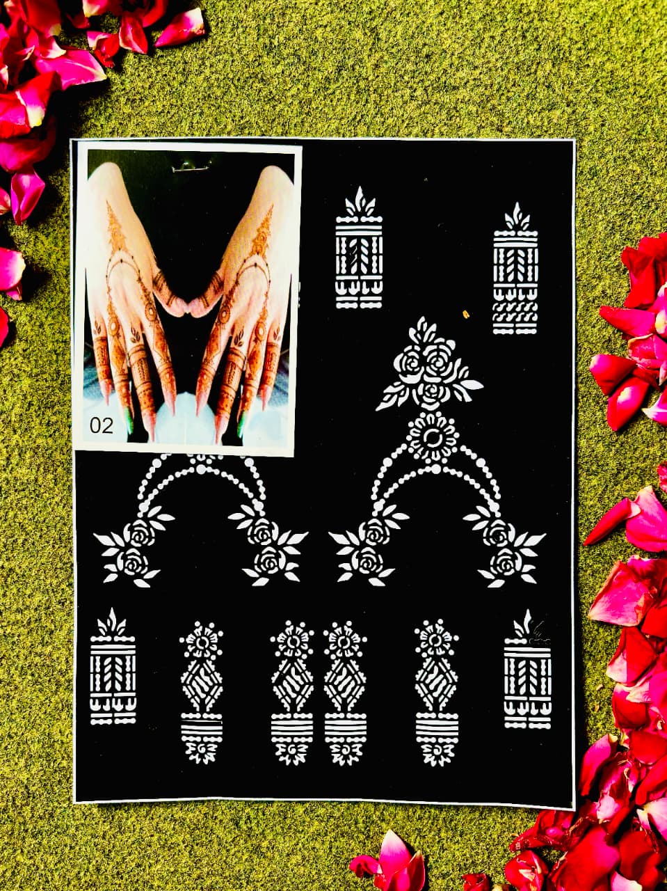 Traditional Mehndi Stencils
