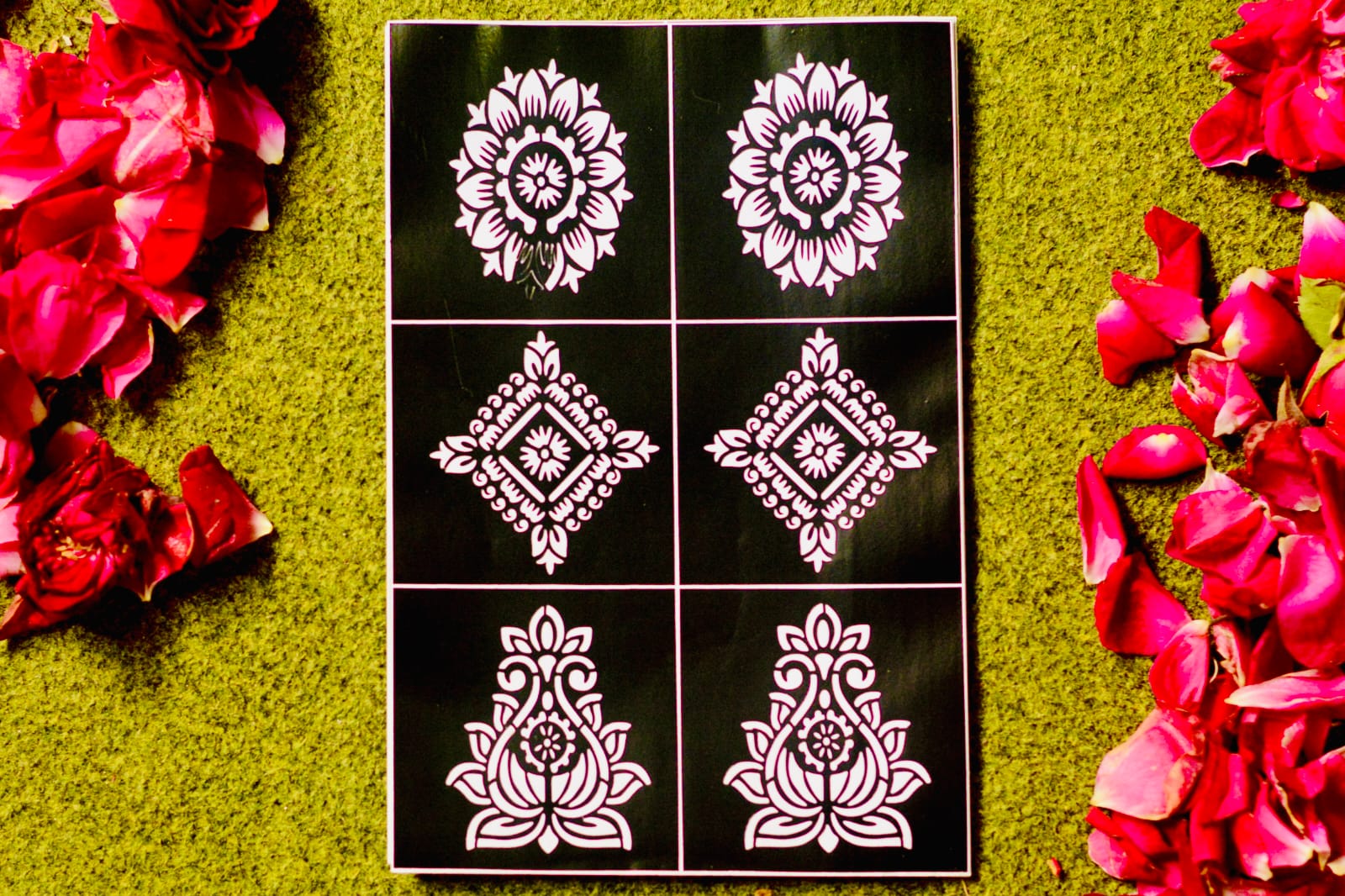 Mehndi Tikki Stencil Set