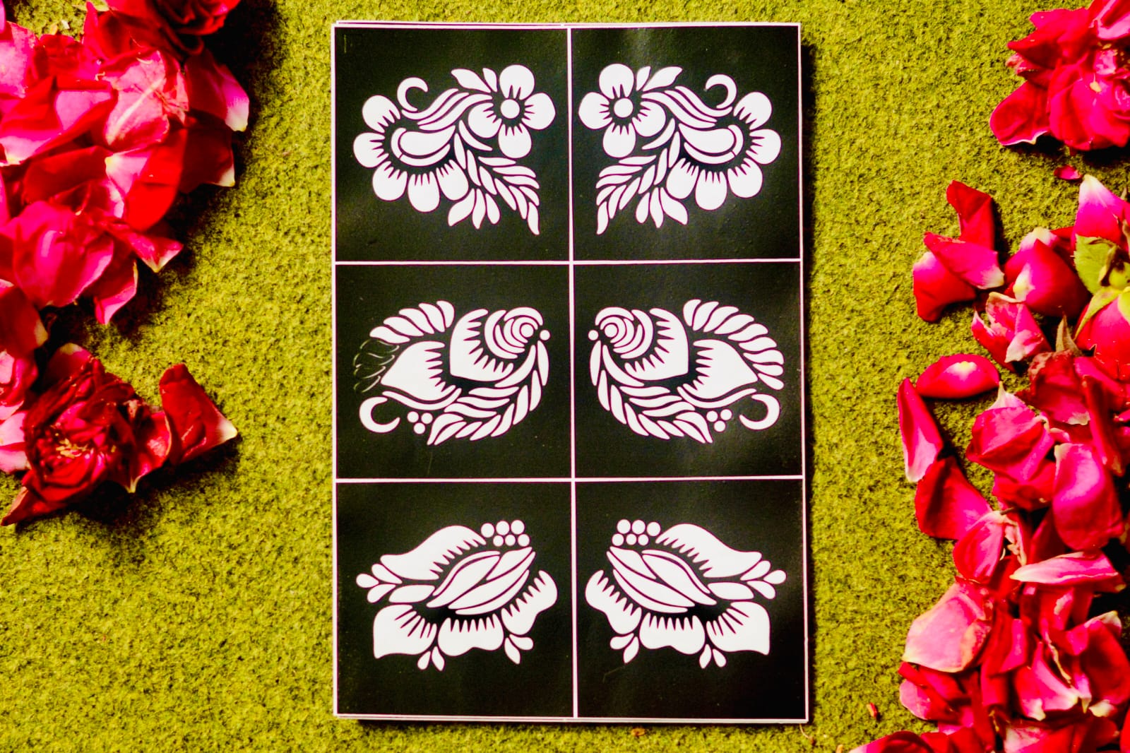 Mehndi Tikki Stencil Set