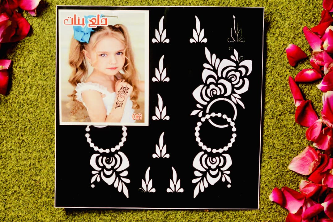 Kids Mehndi Stencils