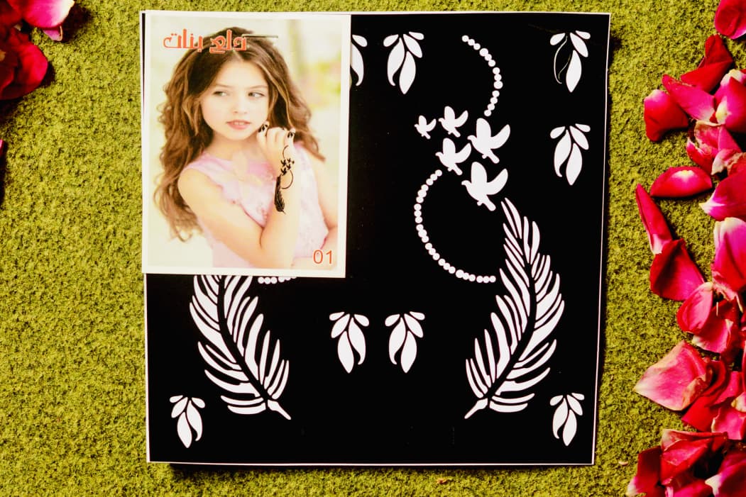 Kids Mehndi Stencils