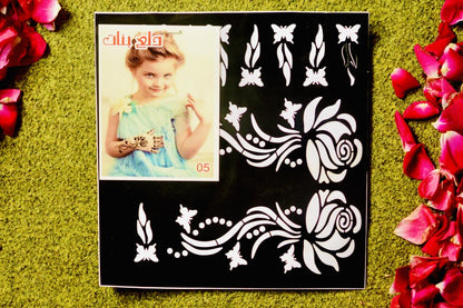 Kids Mehndi Stencils