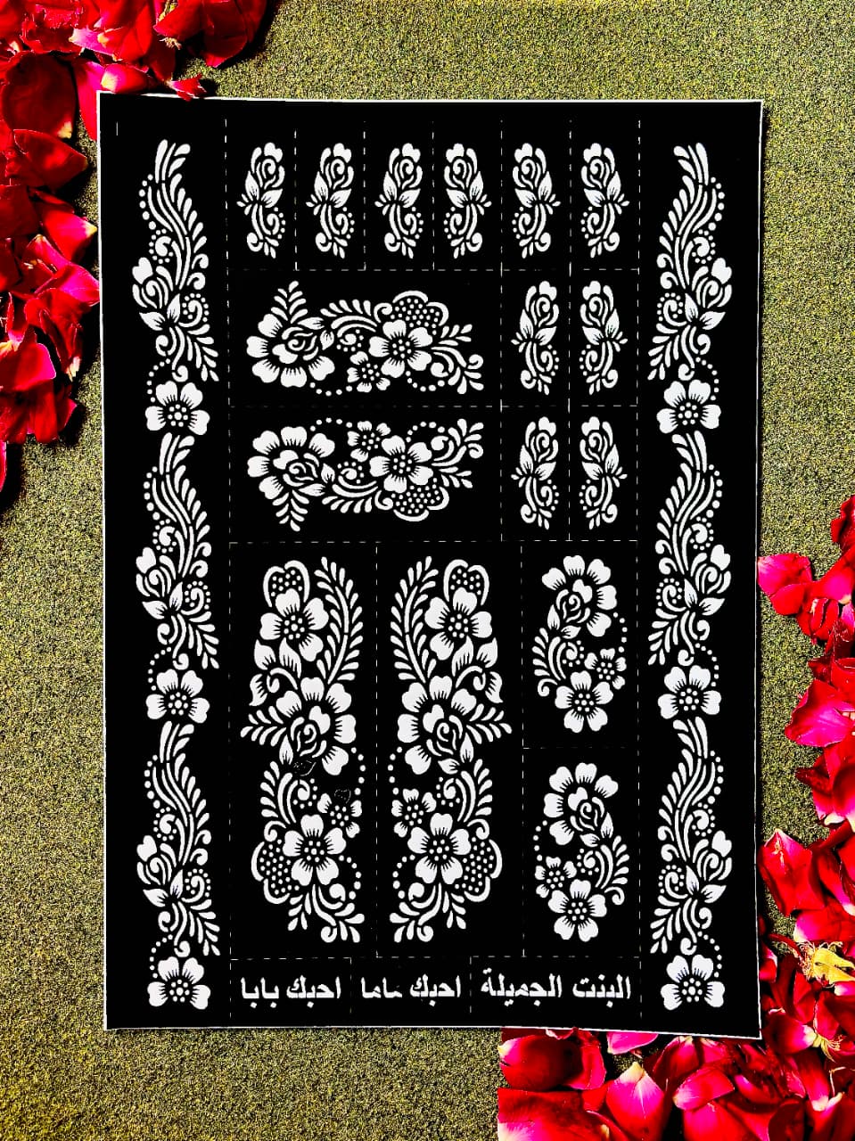 Multi Bail Premium Mehndi Stencils