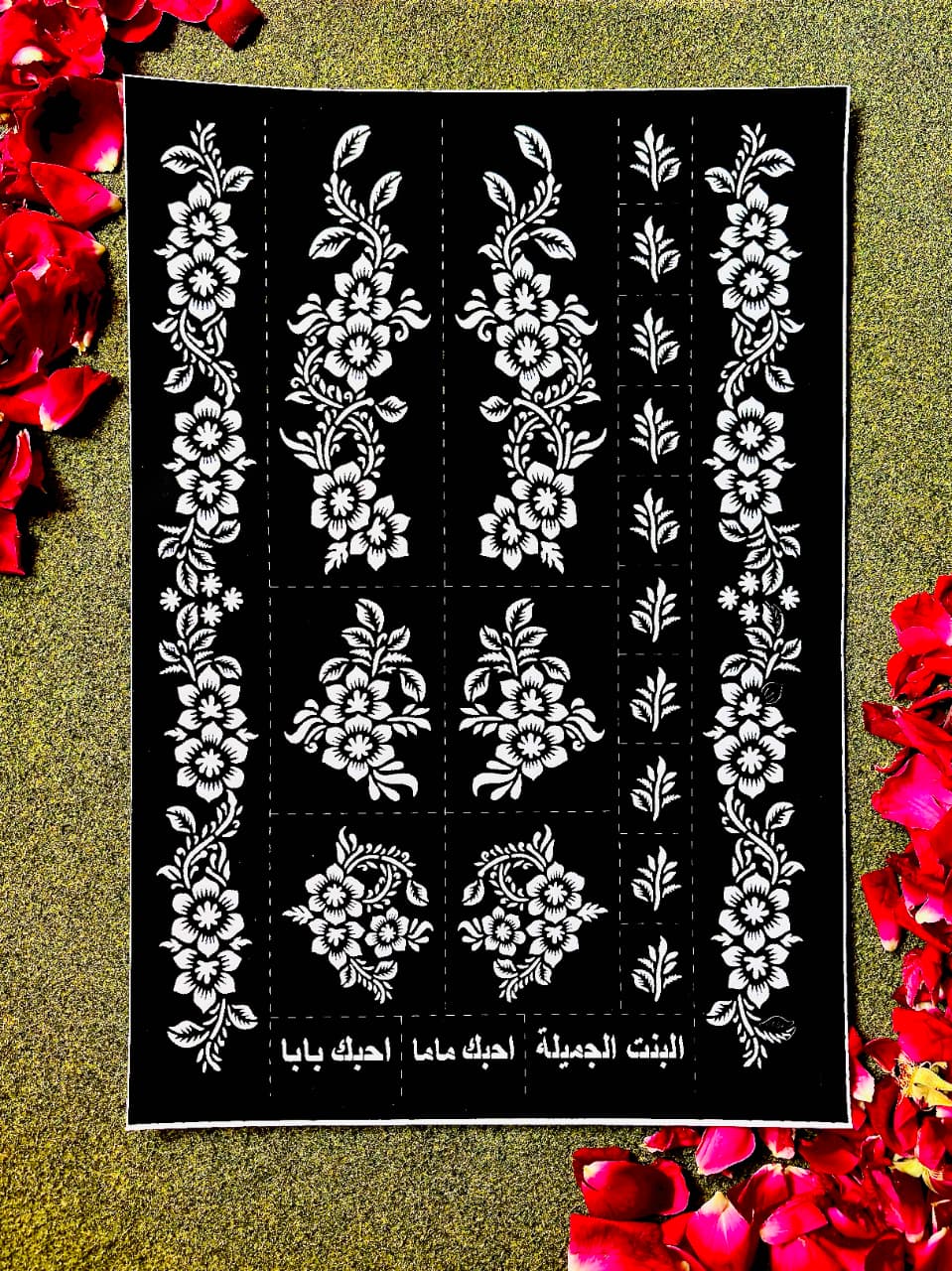 Multi Bail Premium Mehndi Stencils