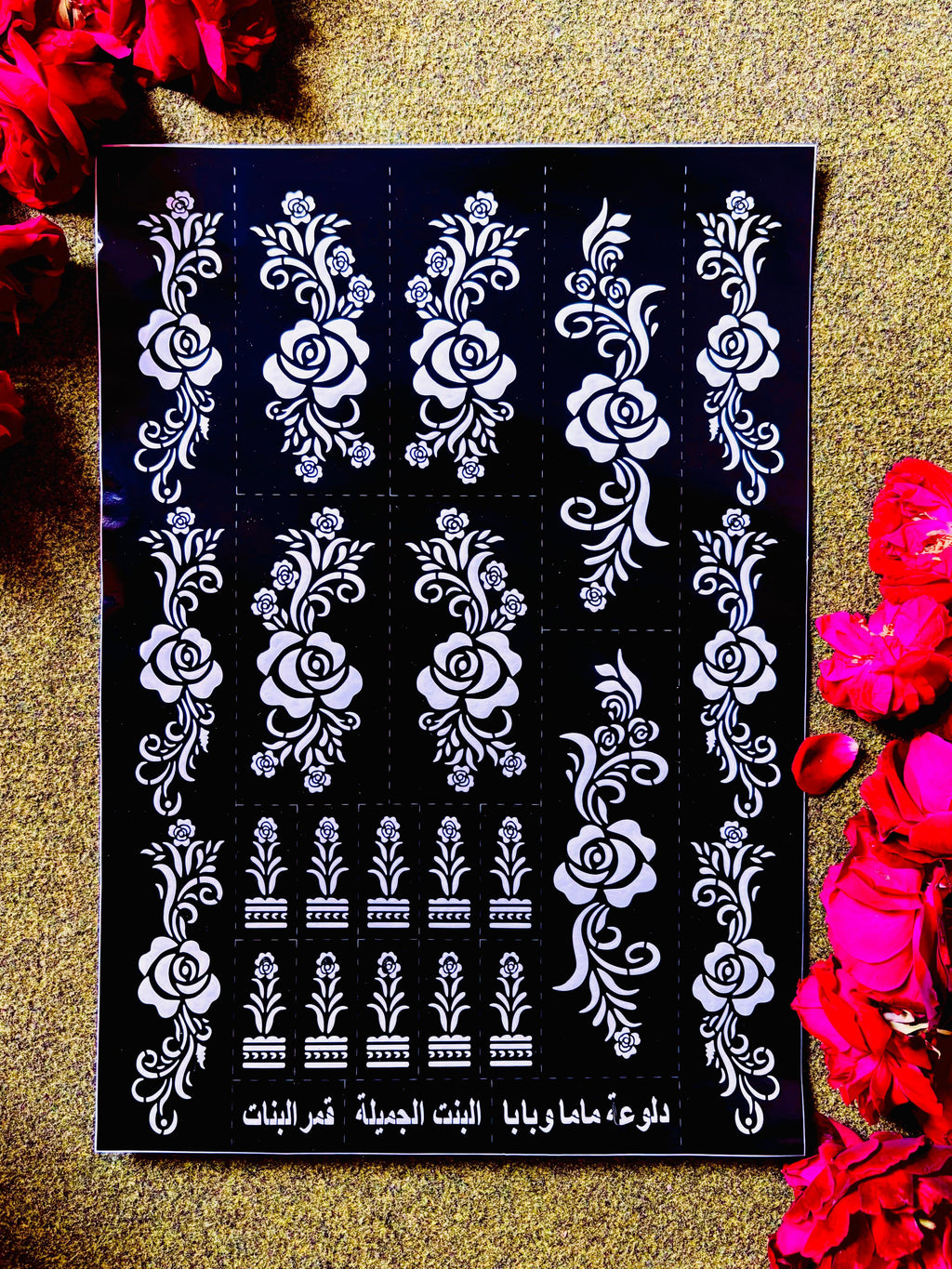 Multi Bail Premium Mehndi Stencils