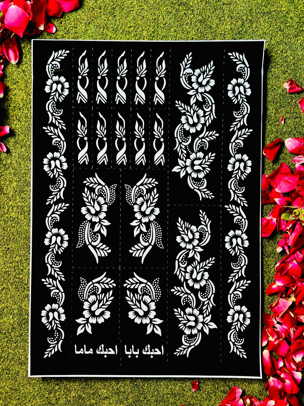 Multi Bail Premium Mehndi Stencils