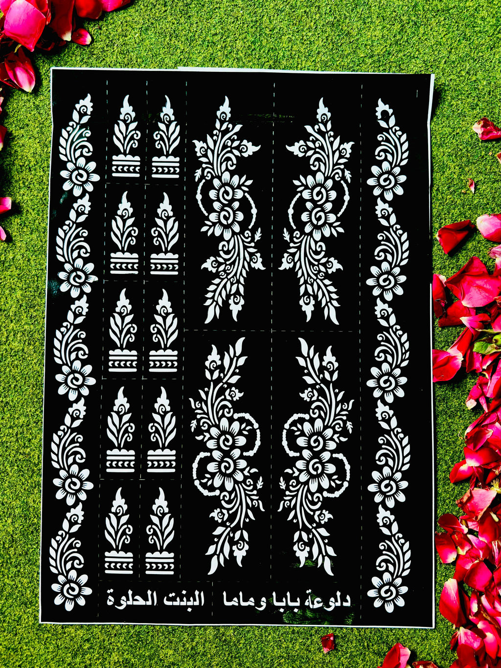 Multi Bail Premium Mehndi Stencils
