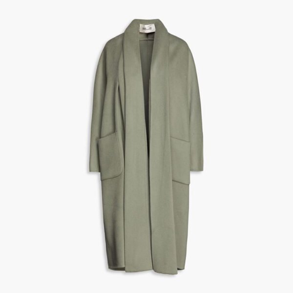 DIANE VON FURSTENBERG 100%Wool Long Coat