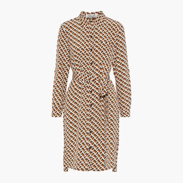 DIANE VON FURSTENBERG Printed Shirt Dress