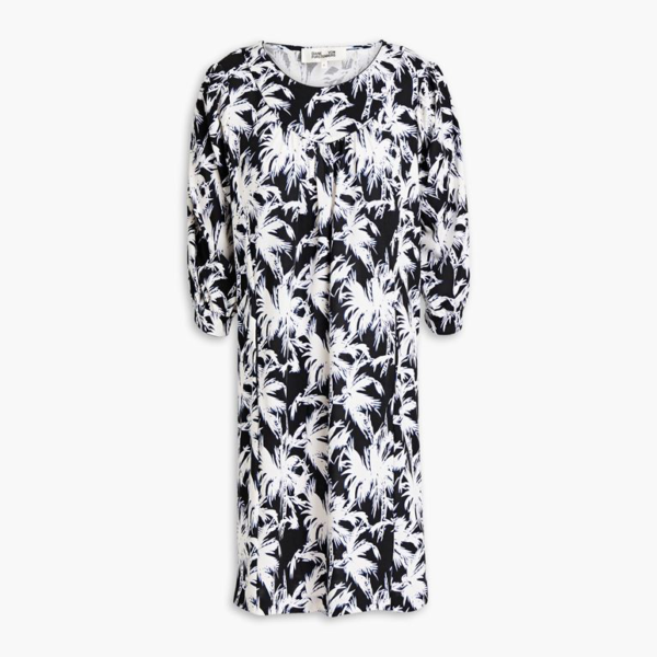 DIANE VON FURSTENBERG  Floral-print Mini Dress