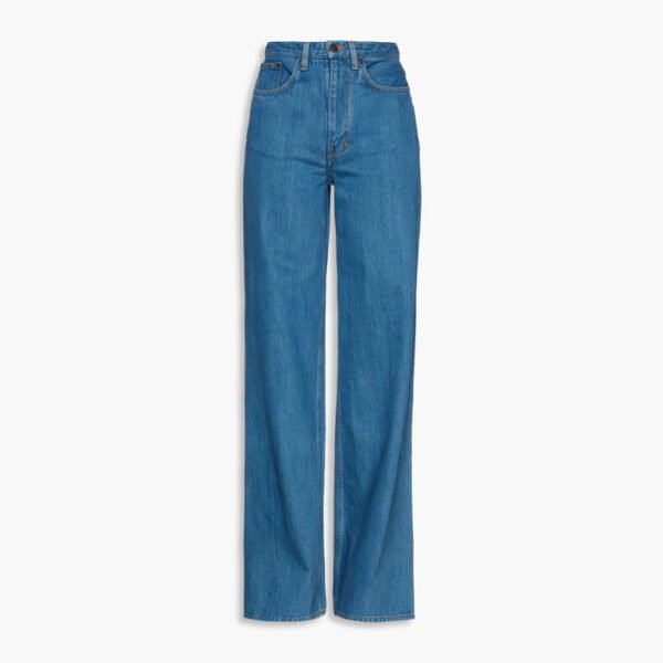 THE ROW Wide Leg Jeans
