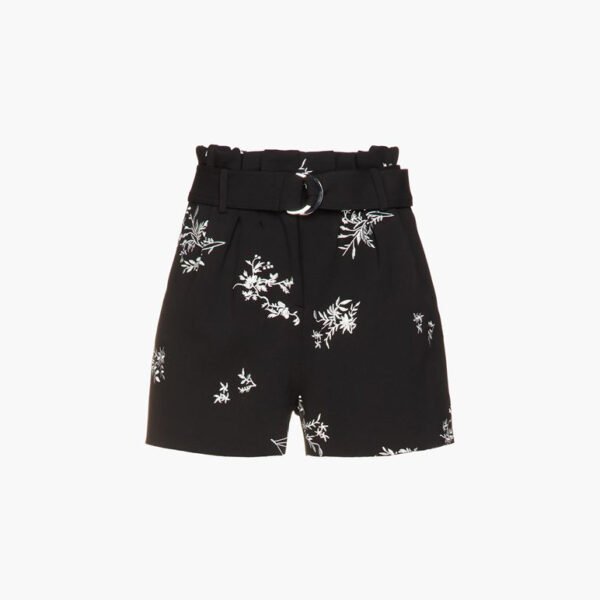 MAJE Stretch-crepe Shorts