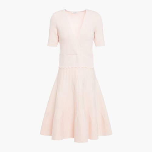 SANDRO Ribbed-knit Dress