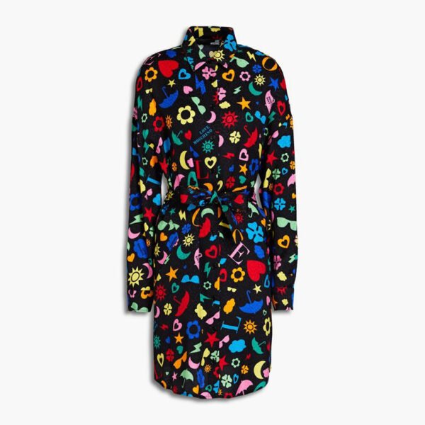 LOVE MOSCHINO Printed Shirt dress